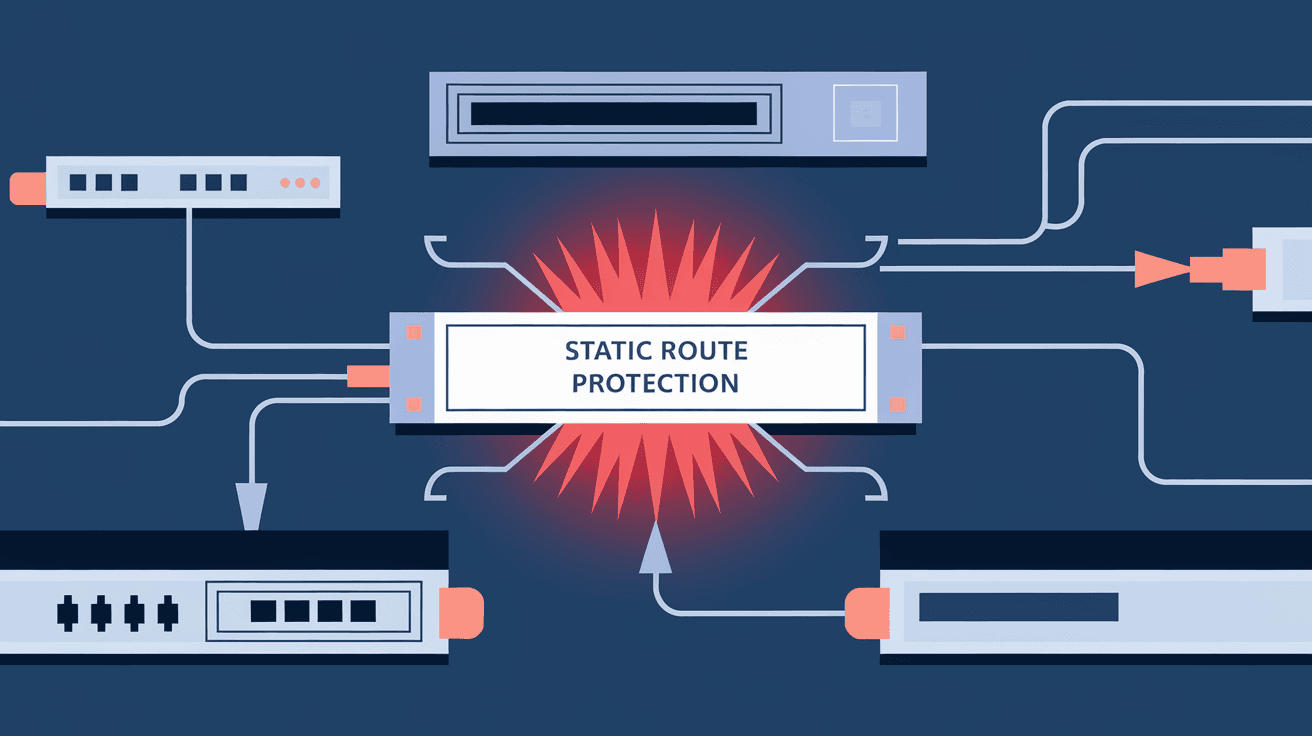 What is Static Route Protection