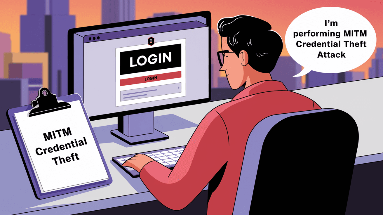 What is MITM Credential Theft